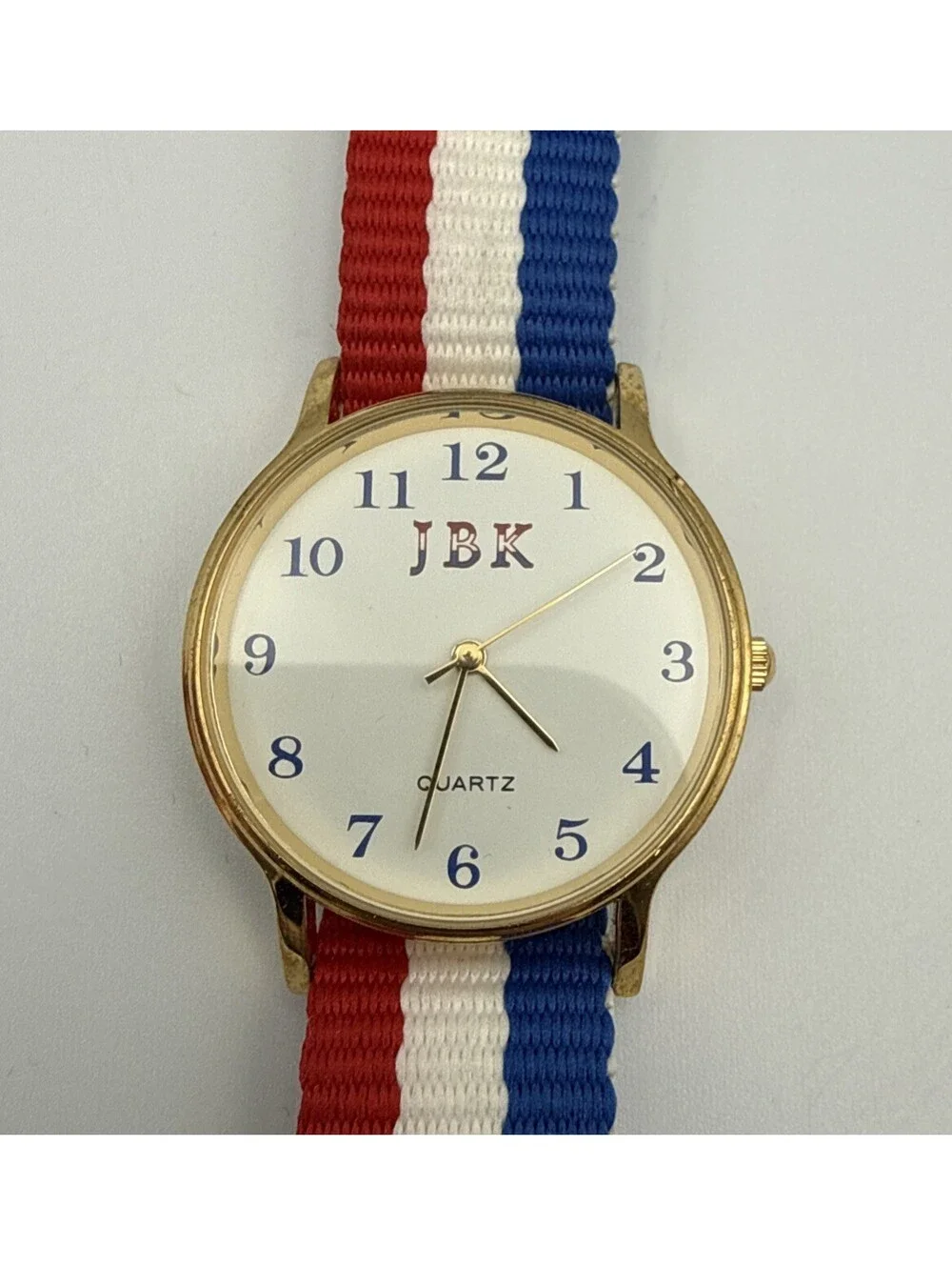 JBK Camrose & Kross Jacqueline Kennedy Patriotic Watch with NATO Strap Seiko